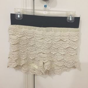 Full Tilt Crochet Shorts